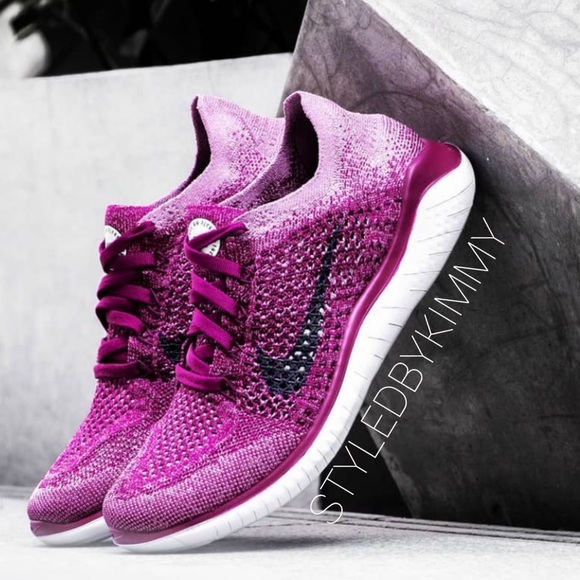 🌸 NIKE FREE RN Flyknit sneakers running shoes - Picture 2 of 7